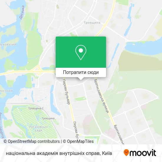 Карта національна академія внутрішніх справ