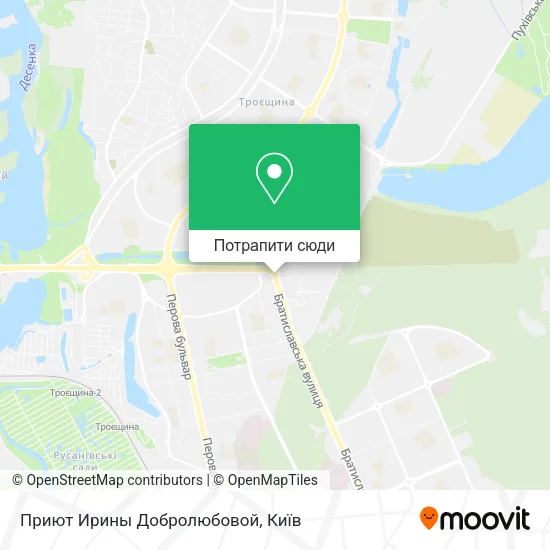 Карта Приют Ирины Добролюбовой