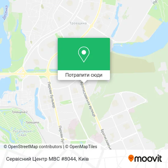 Карта Сервісний Центр МВС #8044