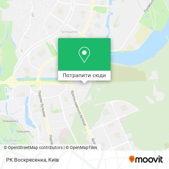 Карта РК Воскресенка