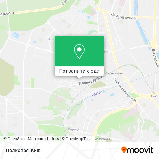 Карта Полковая