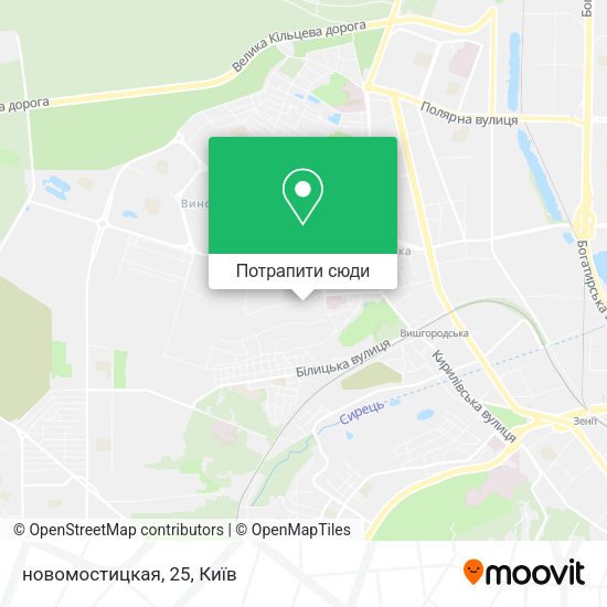 Карта новомостицкая, 25