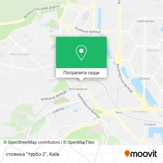 Карта стоянка "турбо-2"
