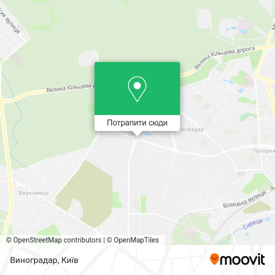 Карта Виноградар