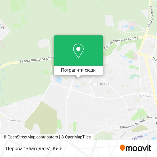 Карта Церква "Благодать"