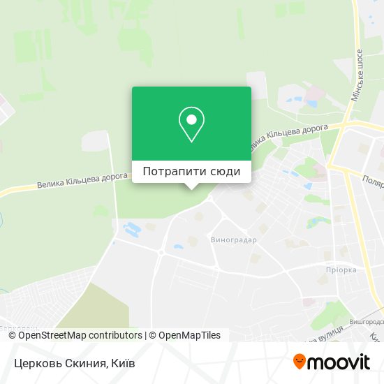 Карта Церковь Скиния