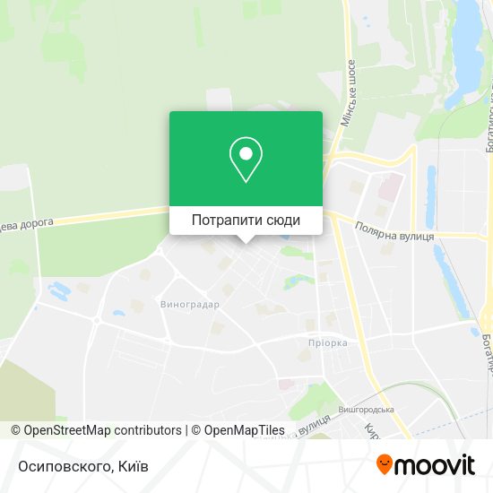 Карта Осиповского