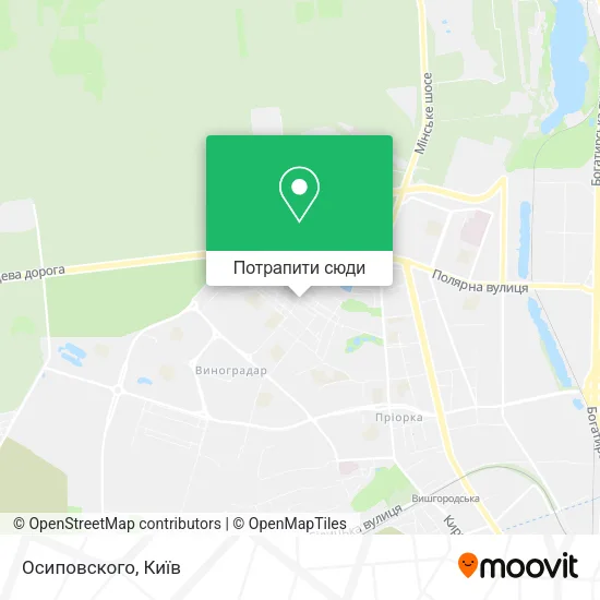 Карта Осиповского