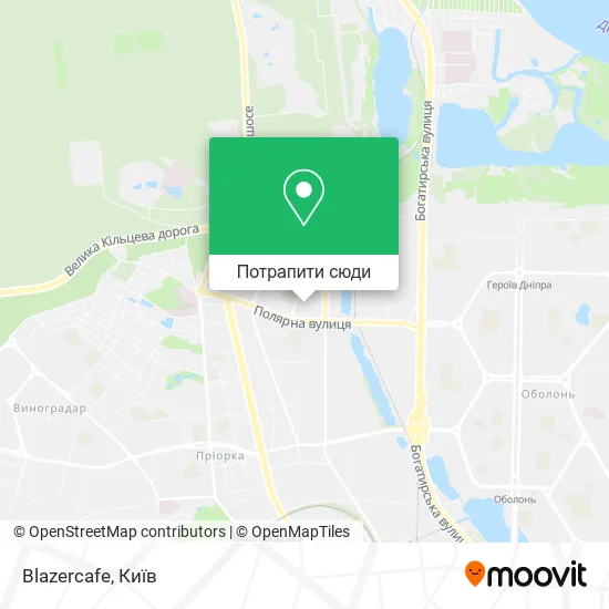 Карта Blazercafe