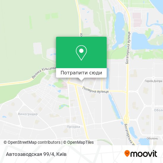 Карта Автозаводская 99/4