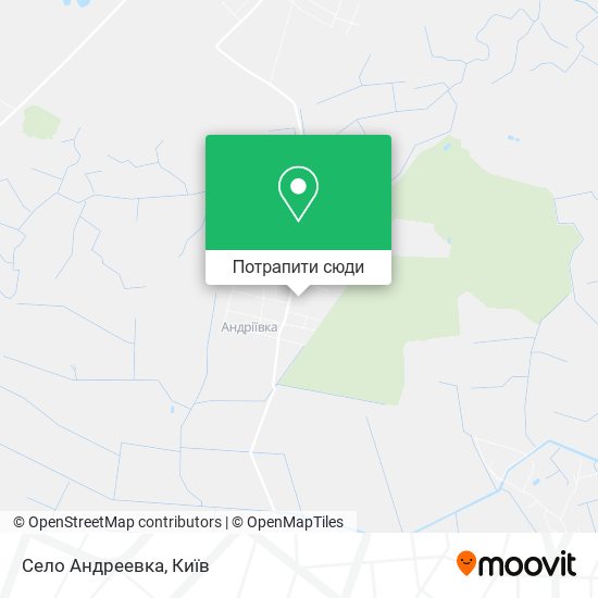 Карта Село Андреевка