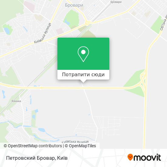 Карта Петровский Бровар