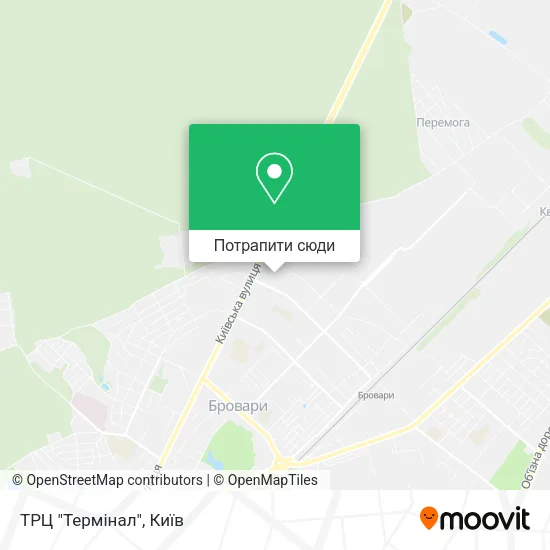 Карта ТРЦ "Термінал"