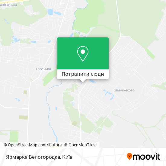 Карта Ярмарка Белогородка