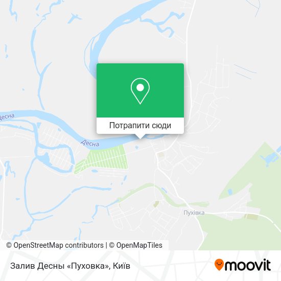 Карта Залив Десны «Пуховка»