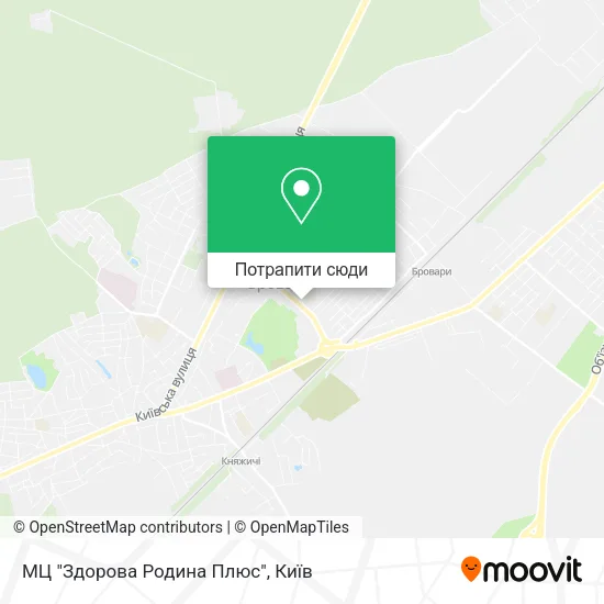 Карта МЦ "Здорова Родина Плюс"