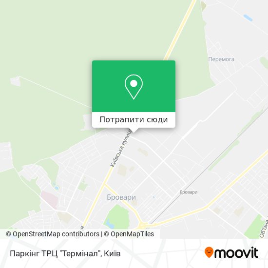 Карта Паркінг ТРЦ "Термінал"