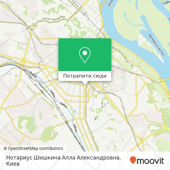 Карта Нотариус Шишкина Алла Александровна