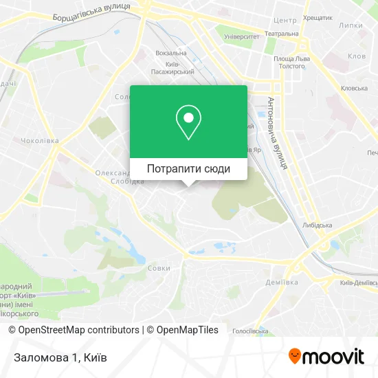 Карта Заломова 1