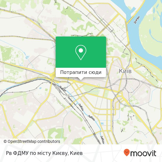 Карта Рв ФДМУ по місту Києву