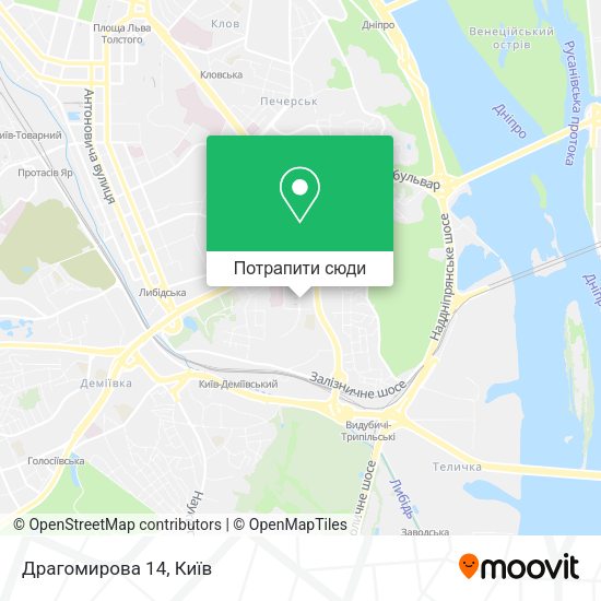 Карта Драгомирова 14