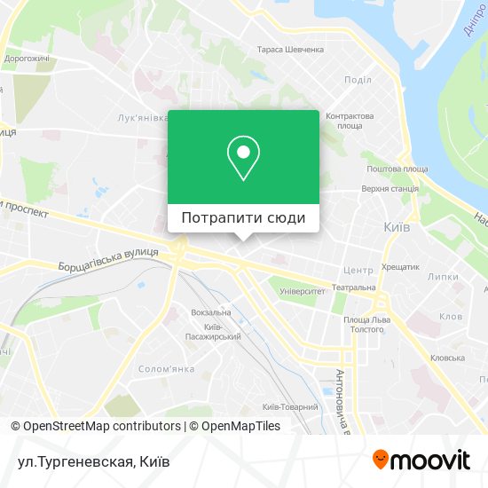 Карта ул.Тургеневская