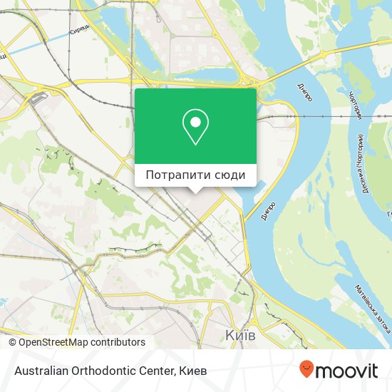 Карта Australian Orthodontic Center