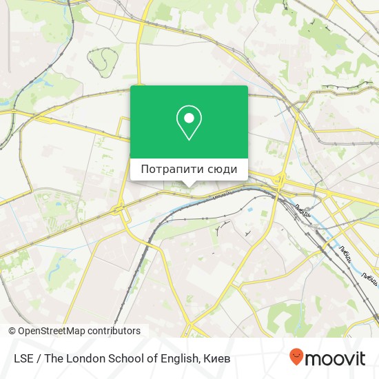 Карта LSE / The London School of English