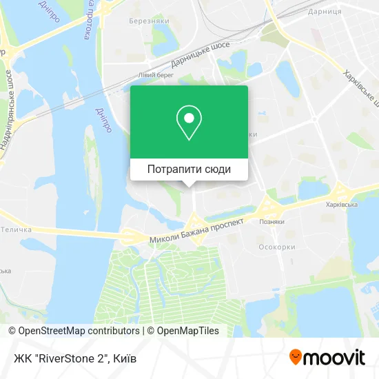 Карта ЖК "RiverStone 2"
