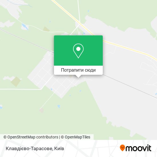 Карта Клавдієво-Тарасове