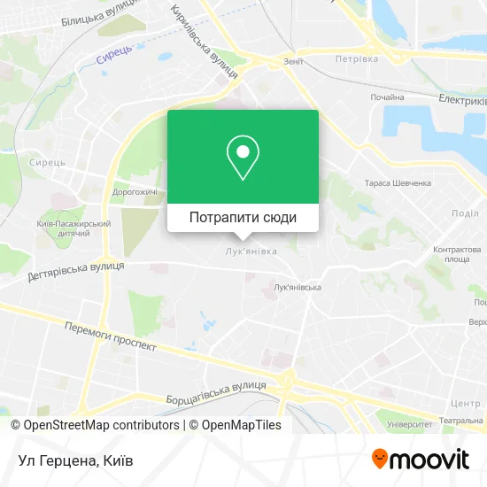 Карта Ул Герцена