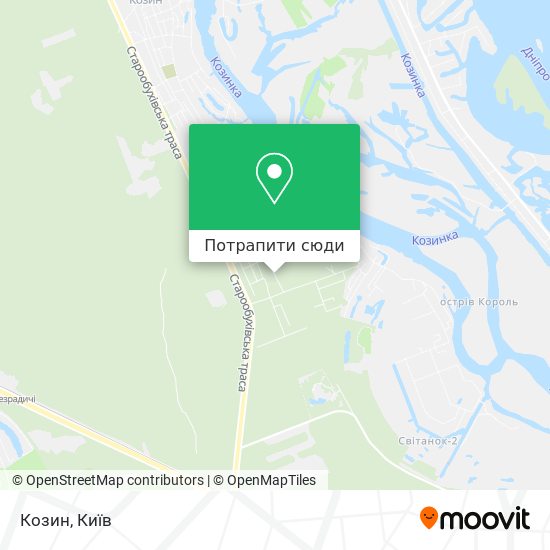 Карта Козин