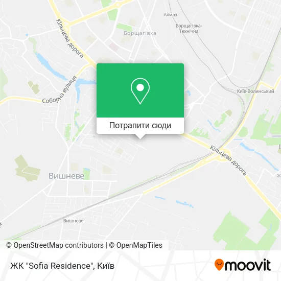 Карта ЖК "Sofia Residence"