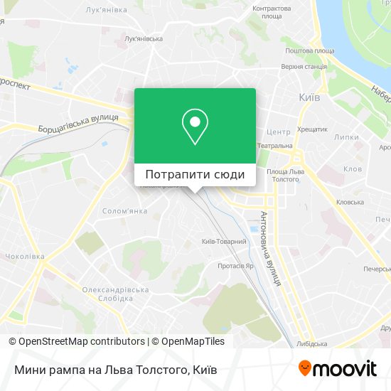 Карта Мини рампа на Льва Толстого