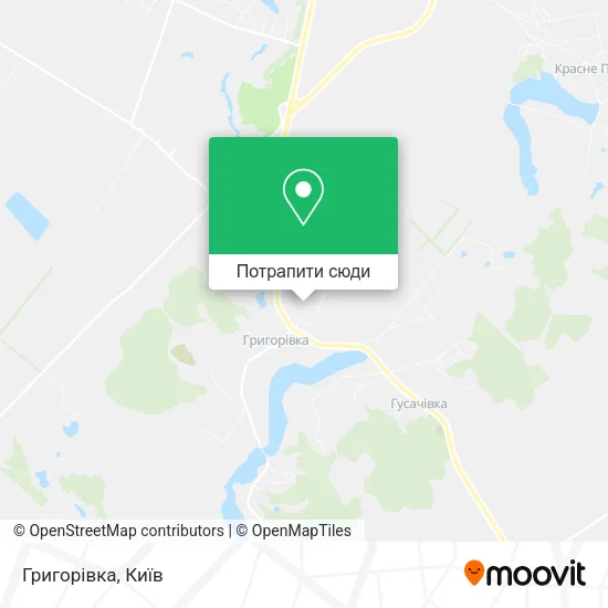 Карта Григорівка