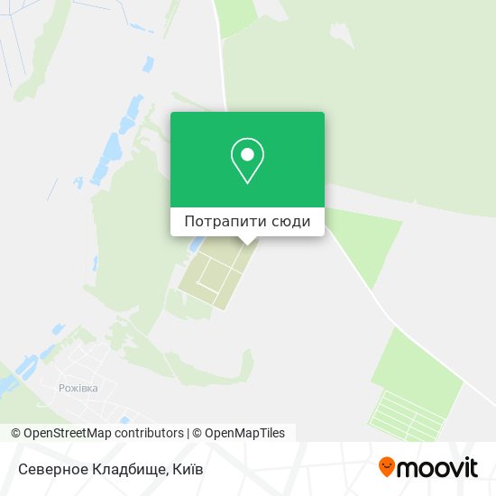 Карта Северное Кладбище