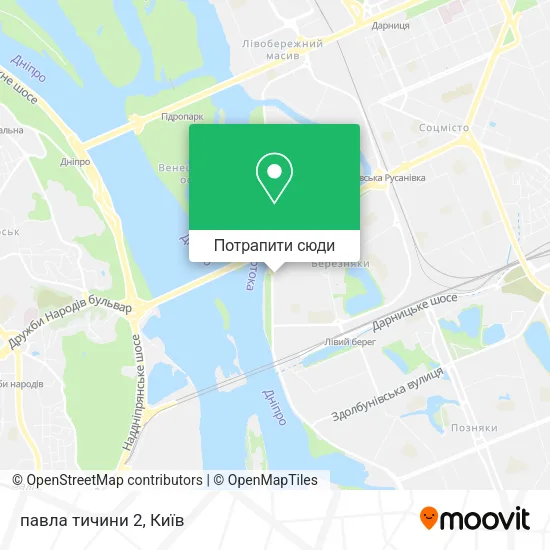 Карта павла тичини 2