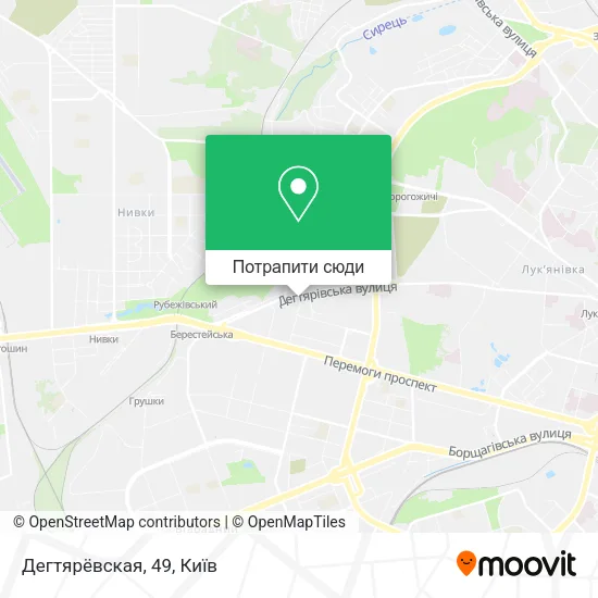 Карта Дегтярёвская, 49