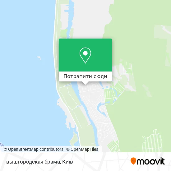 Карта вышгородская брама