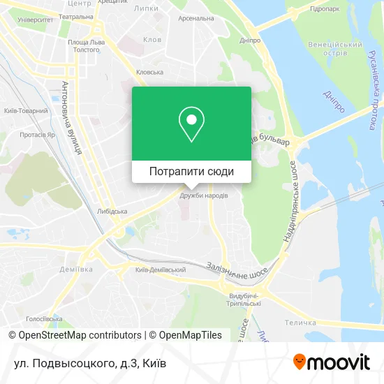 Карта ул. Подвысоцкого, д.3