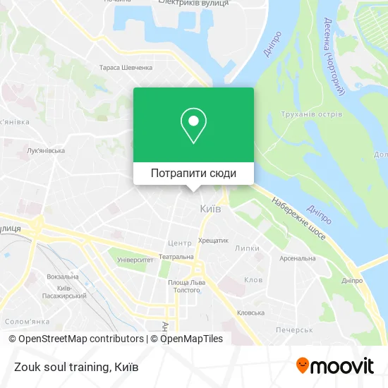 Карта Zouk soul training