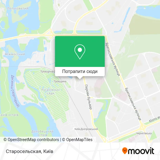 Карта Старосельская