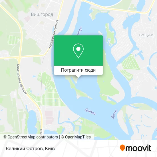 Карта Великий Остров