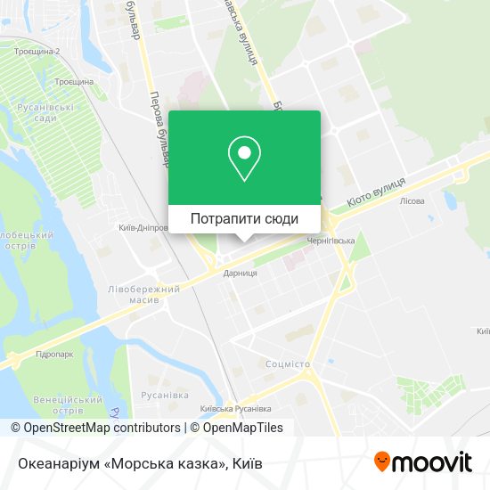 Карта Океанаріум «Морська казка»