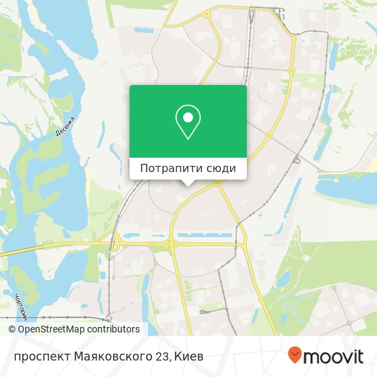 Карта проспект Маяковского 23