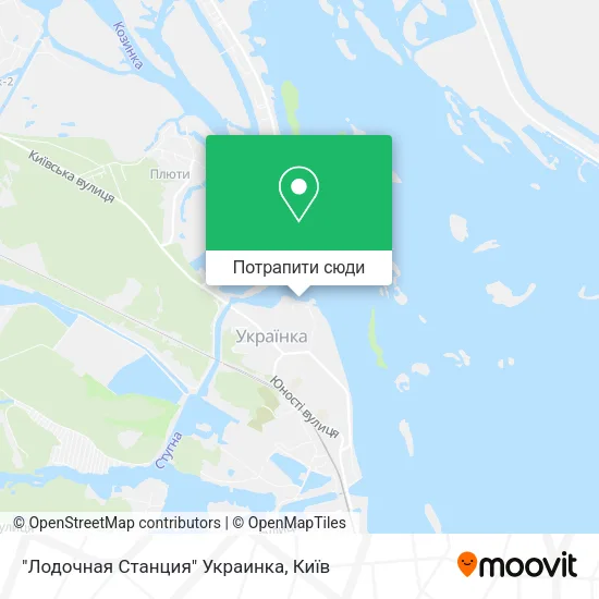 Карта "Лодочная Станция" Украинка
