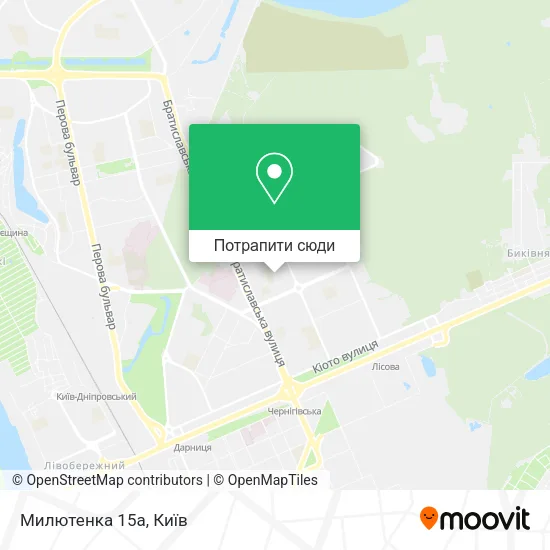 Карта Милютенка 15а
