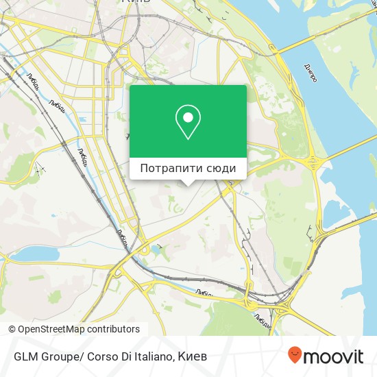 Карта GLM Groupe/ Corso Di Italiano