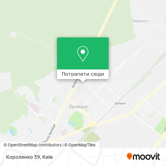 Карта Короленко 59