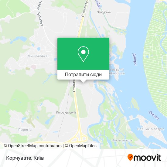Карта Корчувате